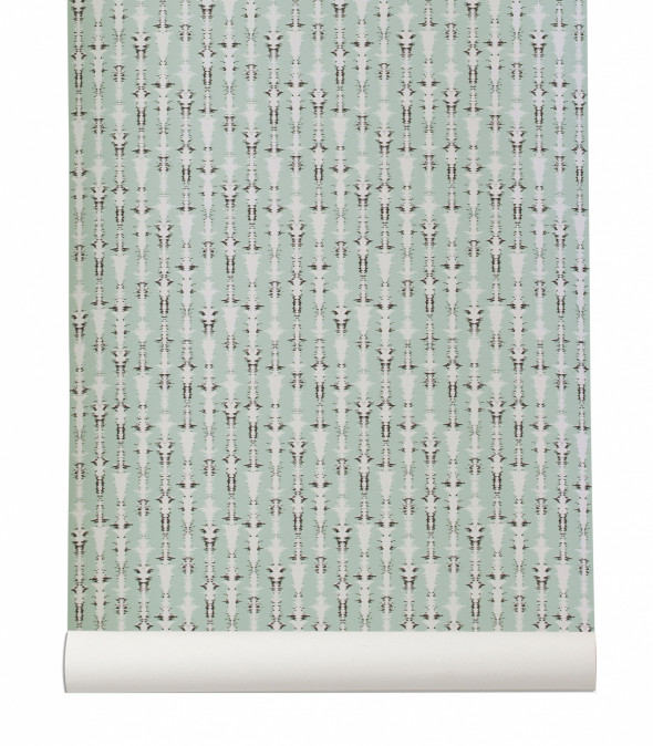 Tapeta skandynawska VIVID miętowa - ferm LIVING