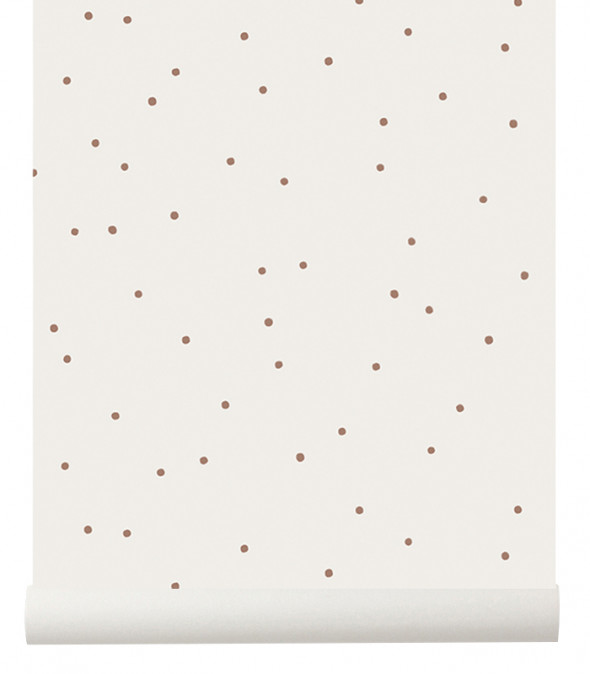 Tapeta w kropki DOT off white - ferm LIVING