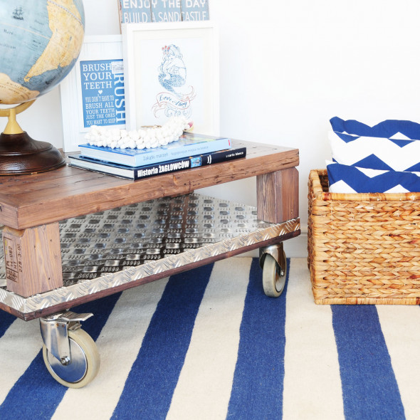 Wełniany dywan HAMPTON - White Oaks 120 x 180 cm