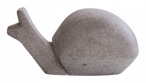 Wieszak betonowy ŚLIMAK - IHANNA HOME szary