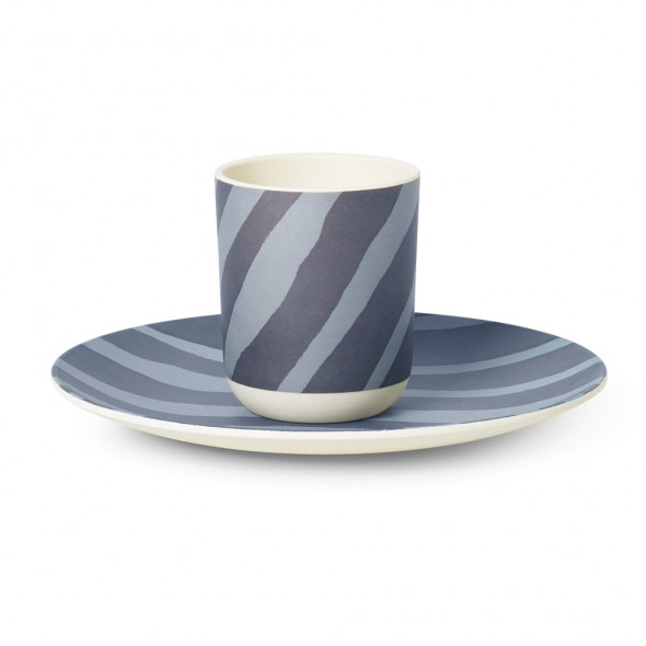 Zestaw naczyń bambusowych Safari - ferm LIVING | Zebra