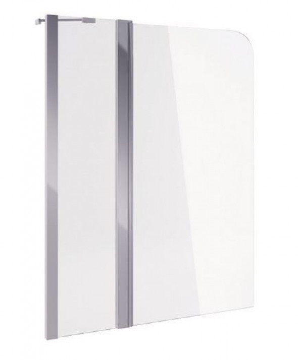 Actima 900 parawan nawannowy uniwersalny dwuczęściowy 100 cm przeźroczysty chrom KAAC.1609.1000.LP