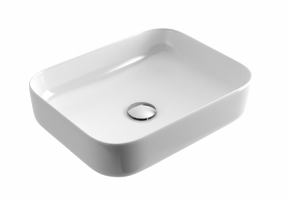 Actima Cori 51 umywalka nablatowa 51x40 biały CEAC.2401.WH