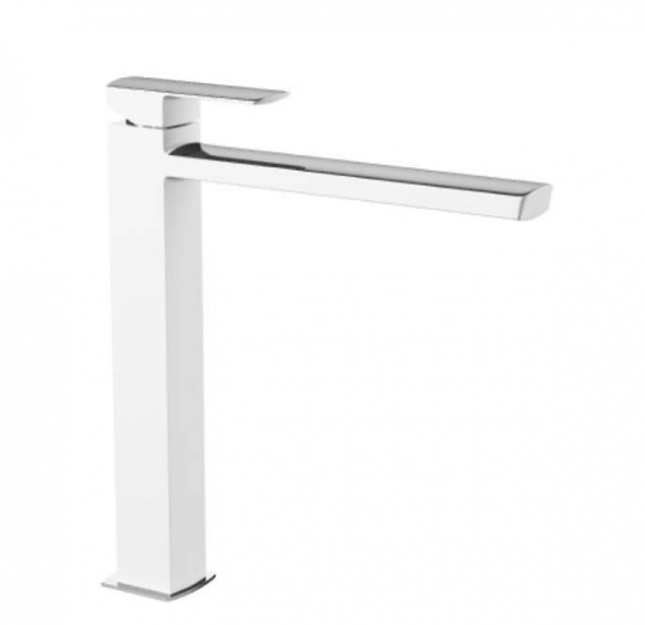 Actima Pride bateria umywalkowa wysoka chrom/biały AREX.4002WH