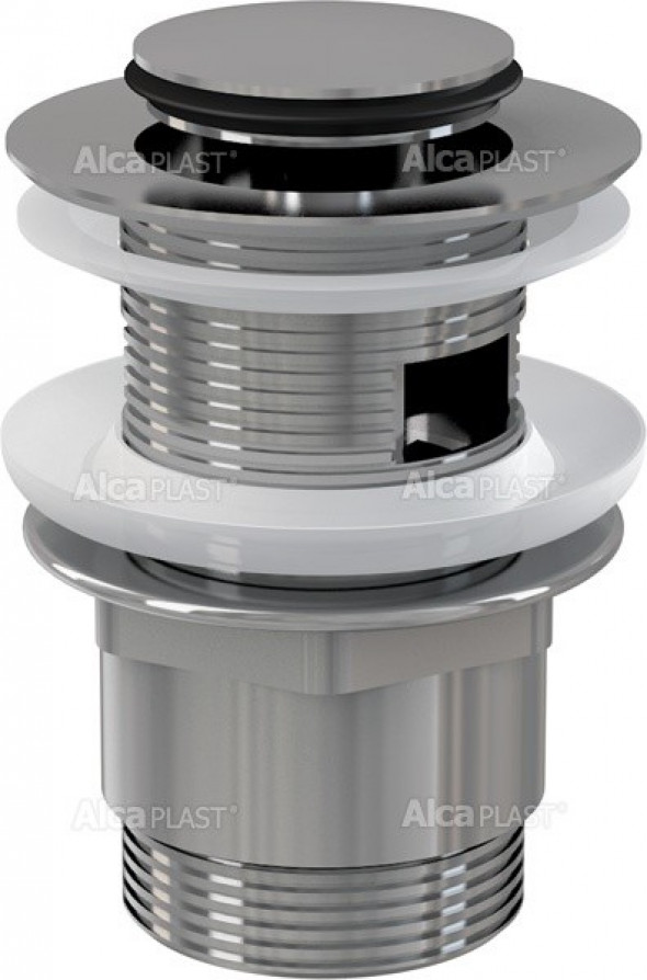 Alcaplast korek umywalkowy click-clack z przelewem okrągły A39