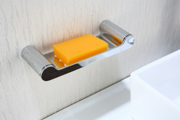 Art Platino Doreo Akcesoria mydelniczka ażurowa chrom szkło DOR-97071