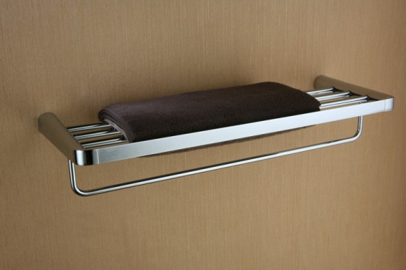 Art Platino Emira Akcesoria półka na ręczniki z relingiem chrom EMI-85012