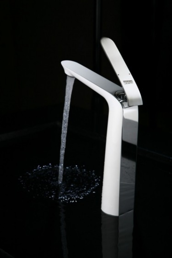 Art Platino Emira bateria umywalkowa wysoka biały chrom EMI-BUW.050BC