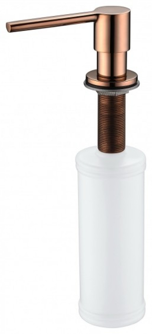 Art Platino Premium dozownik okrągły inox różowe złoto