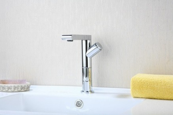 Art Platino Press bateria umywalkowa z przyciskiem on-off chrom połysk PRESS-BUN.010C