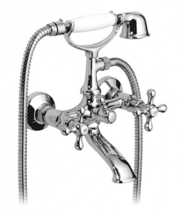 Axces by Vado Victoriana bateria wannowa z zestawem chrom AX-VIC-120/CD-CP