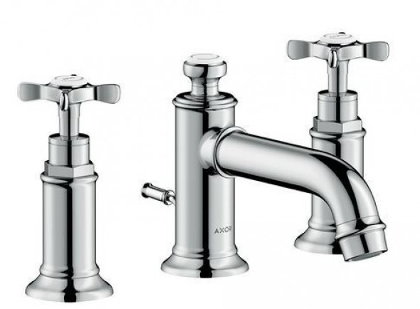 Axor Montreux bateria umywalkowa 3-otworowa nikiel szczotkowany 16536820