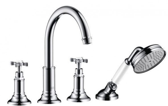 Axor Montreux bateria wannowa 4-otworowa na brzeg wanny chrom 16546000