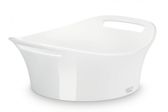 Axor Urquiola umywalka nablatowa misa 511 mm konglomerat biały 11301000
