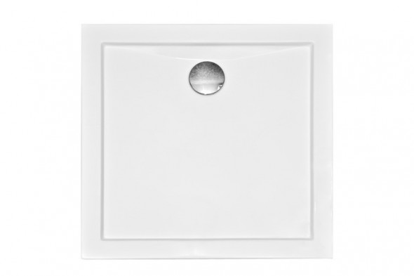 BESCO Aquarius brodzik kwadratowy 80x80 biały BAA-80-K