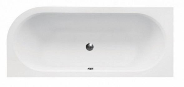 BESCO Avita wanna asymetryczna lewa 160x75 akryl biały WAV-160-NL