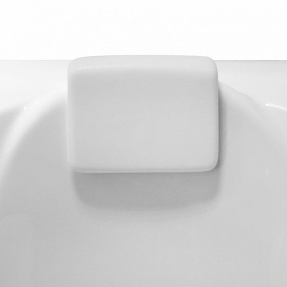 Besco Classic zagłówek do wanny kolor biały ZWC