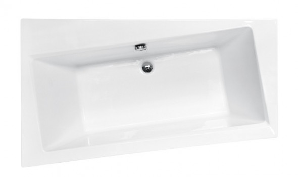 BESCO Infinity wanna asymetryczna lewa 150x90 biały WAI-150-NL