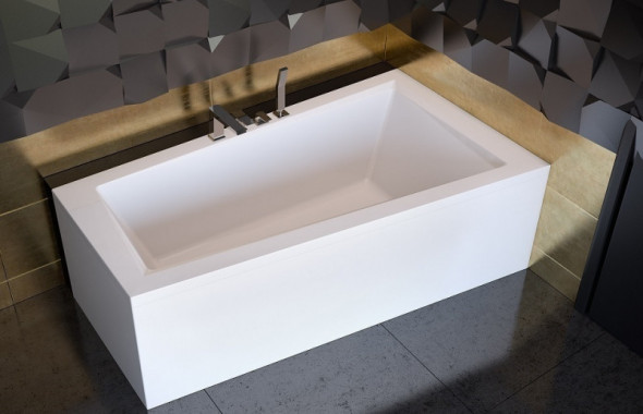 BESCO Intima wanna asymetryczna prawa 160x90 akryl biały WAI-160-NPI