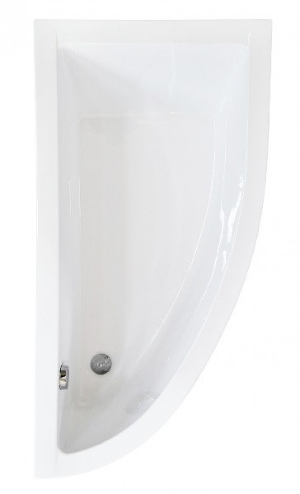 BESCO Praktika wanna asymetryczna prawa 140x70 biały WAP-140-NP