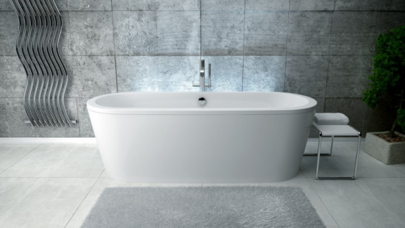 BESCO Victoria wanna wolnostojąca 160x75  biały VICTORIA 160