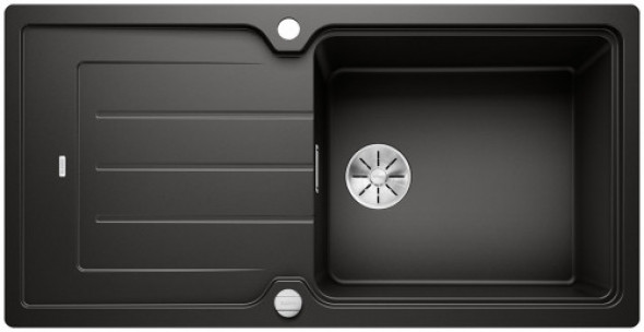 Blanco CLASSIC NEO XL 6 S zlewozmywak 1 komora wpuszczana w blat z ociekaczem kolor czarny 525864