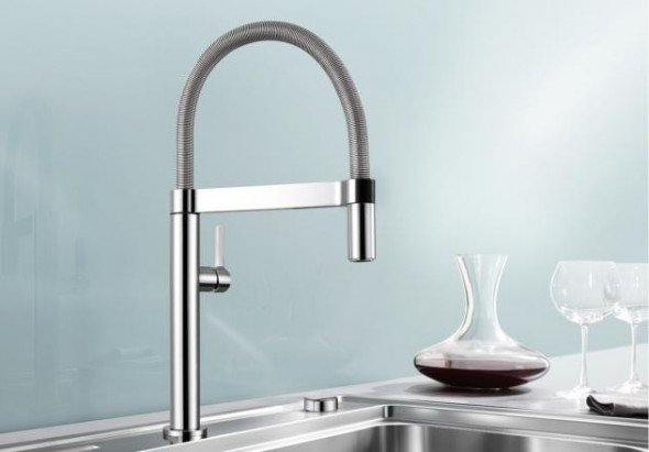 Blanco Culina-S MINI bateria zlewozmywakowa z elastyczną wylewką chrom 519843