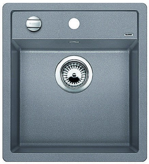 Blanco Dalago 45 Silgranit PuraDur II zlewozmywak granitowy z korkiem automatycznym 1 komora kolor alumetalik 517157