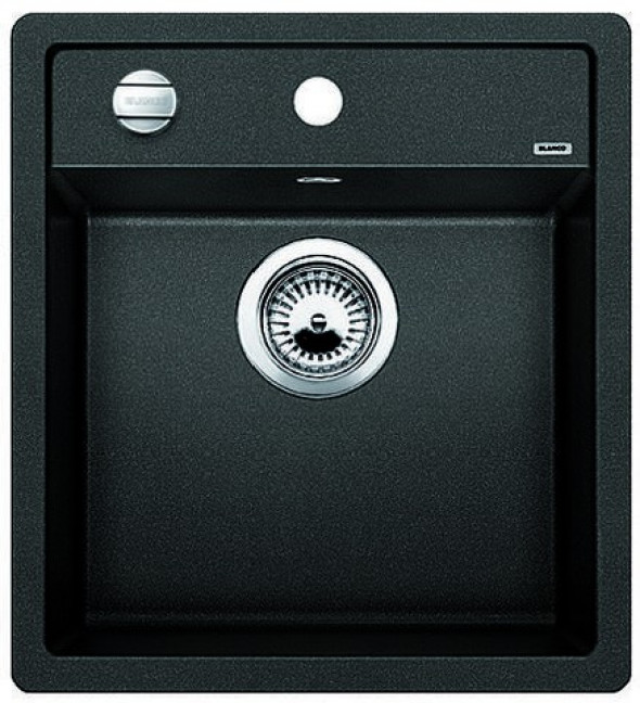 Blanco Dalago 45 Silgranit PuraDur II zlewozmywak granitowy z korkiem automatycznym 1 komora kolor antracyt 517156