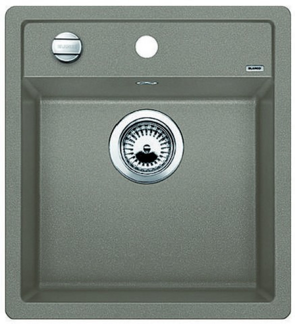 Blanco Dalago 45 Silgranit PuraDur II zlewozmywak granitowy z korkiem automatycznym 1 komora kolor tartufo 517317