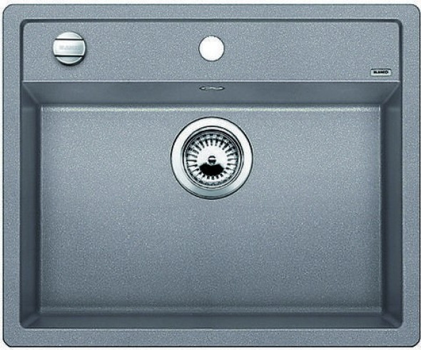 Blanco Dalago 6 Silgranit PuraDur II zlewozmywak granitowy z korkiem automatycznym 1 komora kolor alumetalik 514198