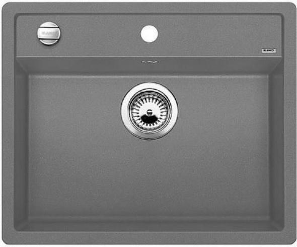 Blanco Dalago 6 Silgranit PuraDur II zlewozmywak granitowy z korkiem automatycznym 1 komora kolor szarość skały 518850