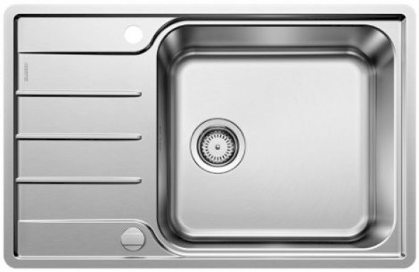 Blanco Lemis XL 6 S-IF Compact zlewozmywak 1 komora wpuszczana w blat lub na równi bez korka stal szlachetna 525111