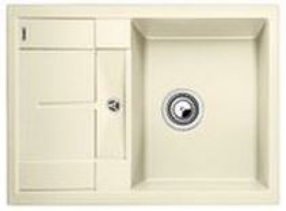 Blanco Metra 45 S Compact Silgranit PuraDur II zlewozmywak granitowy 1 komora z ociekaczem kolor jaśmin 519566