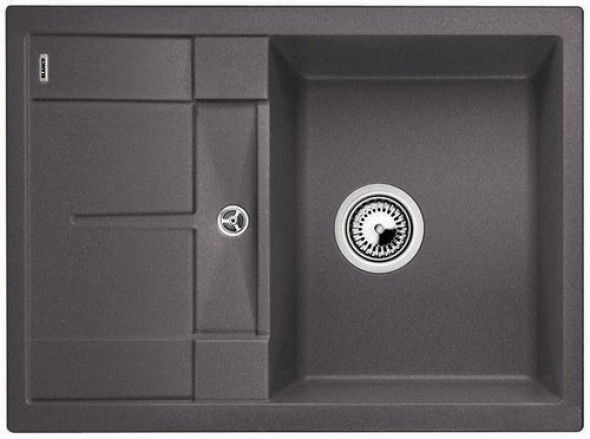 Blanco Metra 45 S Compact Silgranit PuraDur II zlewozmywak granitowy 1 komora z ociekaczem kolor szarość skały 519562