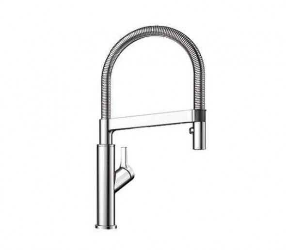 Blanco Solenta-S bateria zlewozmywakowa z wyciąganą wylewką chrom 522404