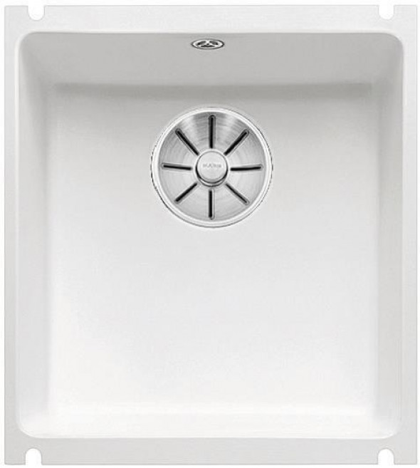 Blanco Subline 375-U zlewozmywak ceramiczny 1 komora podwieszana z korkiem InFino kolor biały połysk 523726