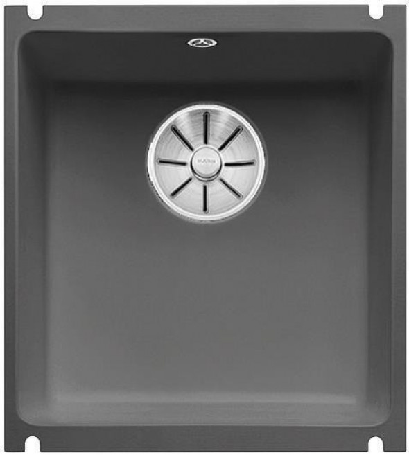 Blanco Subline 375-U zlewozmywak ceramiczny 1 komora podwieszana z korkim InFino kolor bazaltowy 523731
