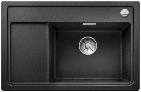 Blanco Zenar XL 6 S Compact zlewozmywak 1 komora prawa wpuszczana w blat z ociekaczem z korkiem automatycznym kolor antracyt 523774