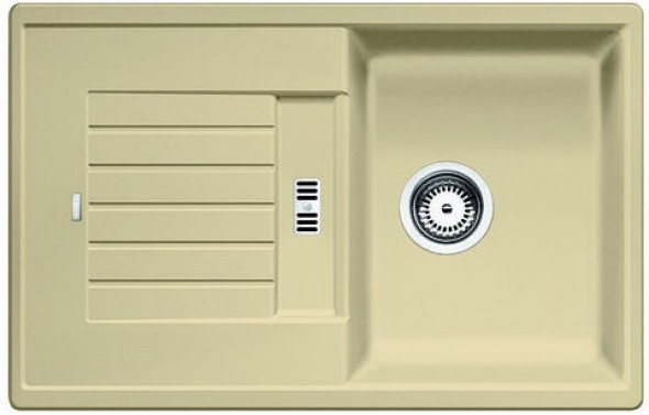 Blanco Zia 45 S Silgranit PuraDur II zlewozmywak granitowy 1 komora z ociekaczem kolor szampan 514728