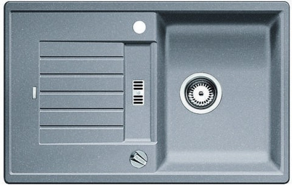 Blanco Zia 45 S Silgranit PuraDur II zlewozmywak granitowy 1 komora z ociekaczem,z korkiem automatycznym kolor alumetalik 514717