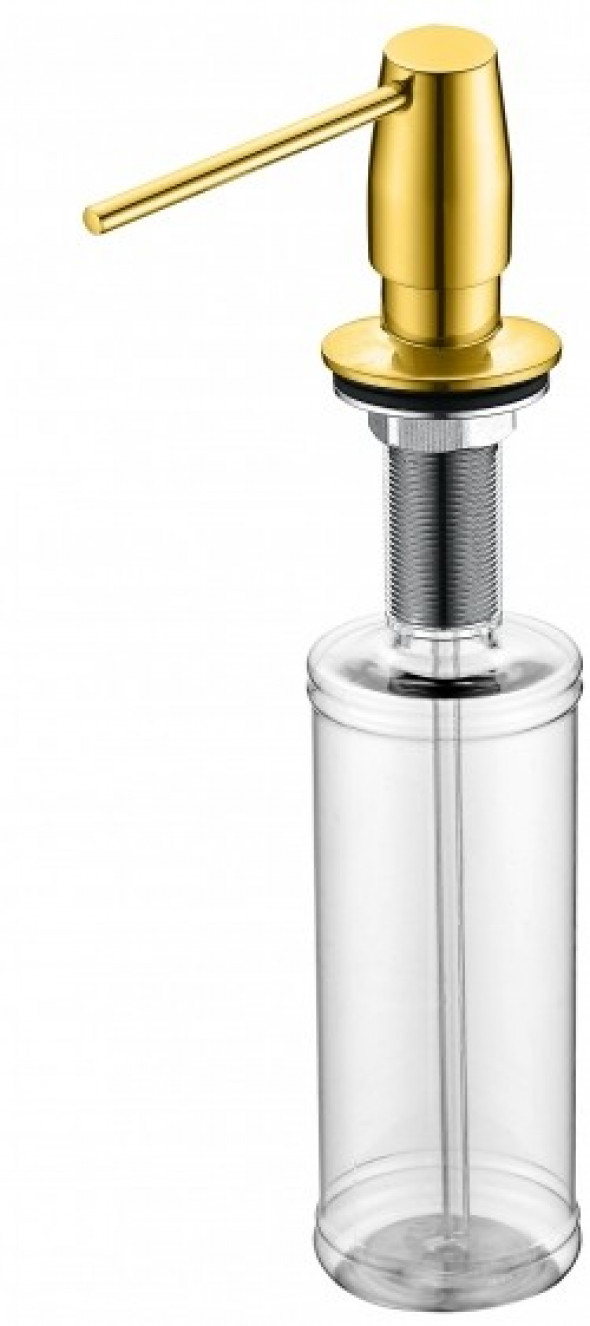 Blue Water dozownik do płynu lub mydła okrągły złoty