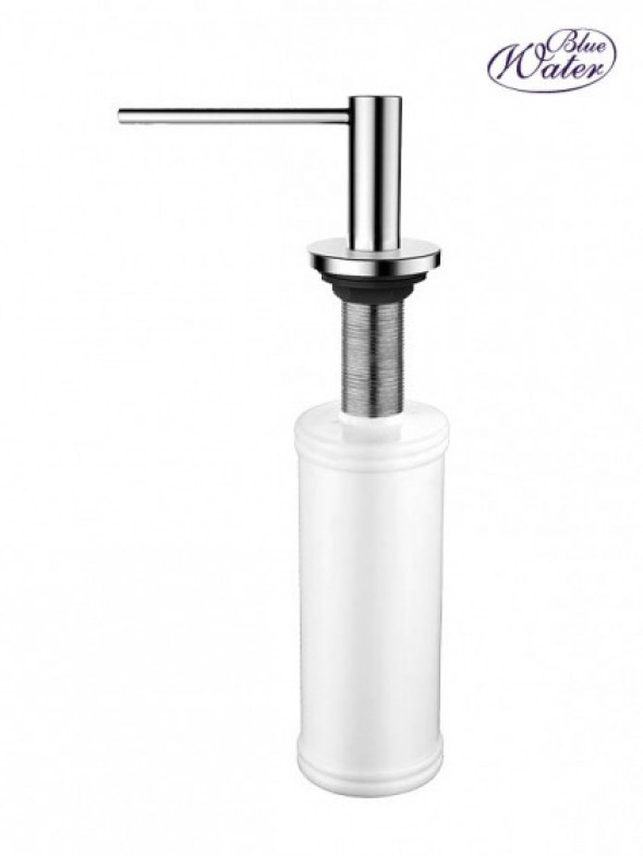 Blue Water dozownik okrągły stal szczotkowana inox