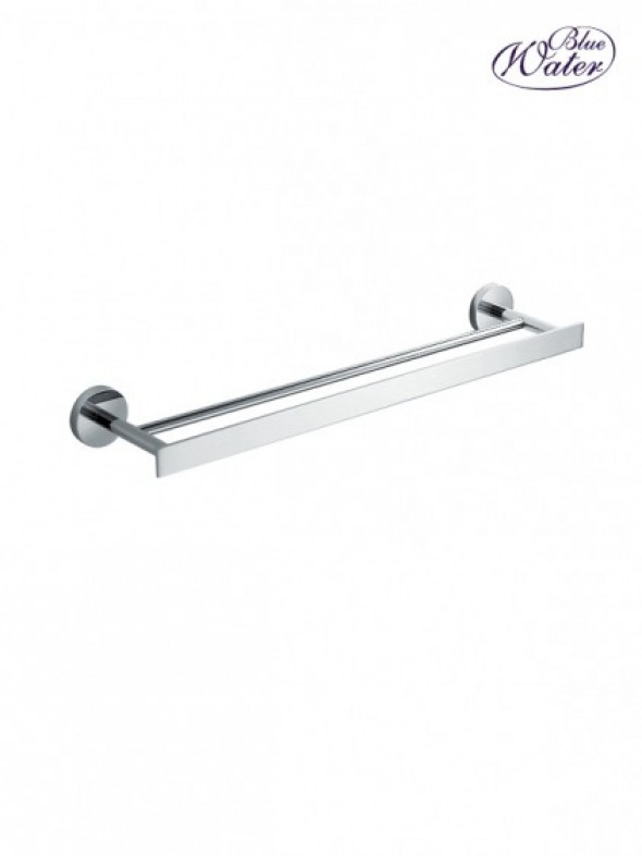 Blue Water Hugo Akcesoria reling 60cm wieszak podwójny chrom HUG-040