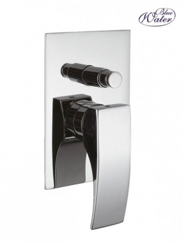 Blue Water Liwia bateria podtynkowa 2-drożna z przełącznikiem chrom LIW-BPD.220C