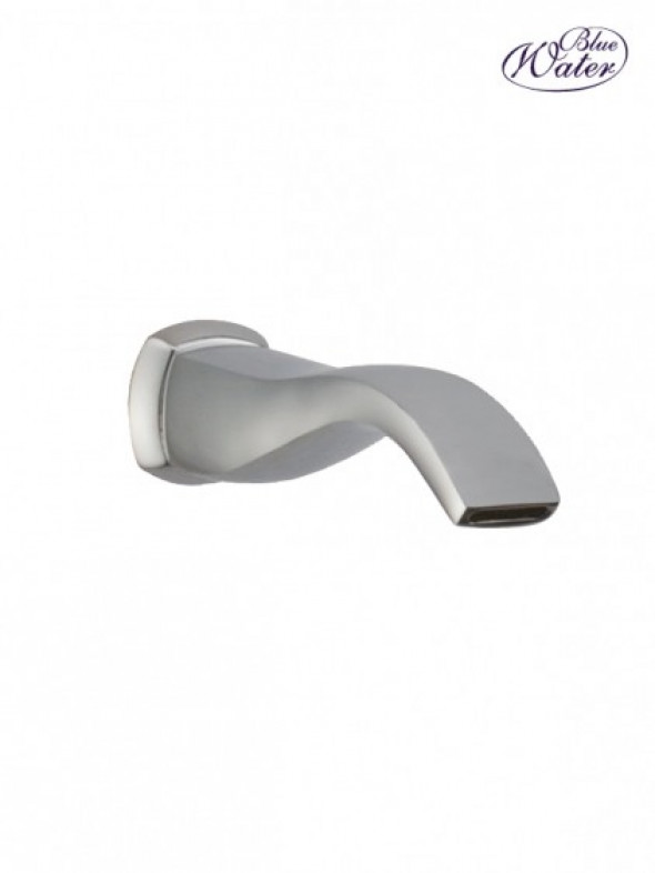 Blue Water Liwia wylewka wannowa 17,5 cm chrom biały LIW-WWP.0200C