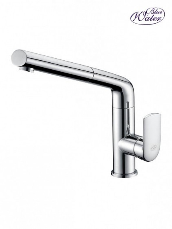 Blue Water Stil bateria kuchenna z wyciąganą wylewką chrom połysk