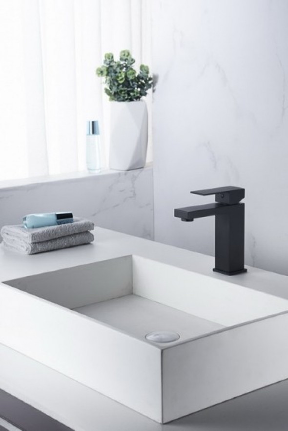 Blue Water Toronto bateria umywalkowa czarny mat TOR-BUN.010