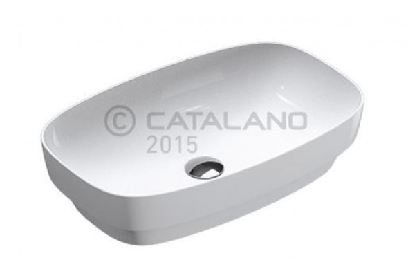 Catalano Green LUX 60 umywalka stawiana lub wpuszczana w blat 60x38 biały Cataglaze 160AGRLX00