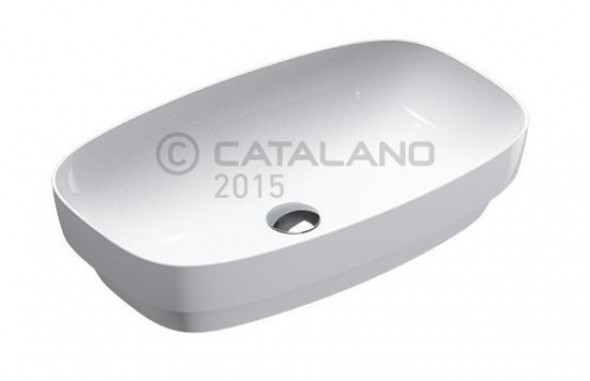 Catalano Green LUX 65 umywalka stawiana lub wpuszczana w blat 65X40 biały Cataglaze 165AGRLX00